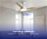 VENTILADOR TECHO ARTICA AVTECH36BM BCO MD 36W 119