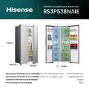 FRI. HISENSE RS3P538NAIE 179x91 NF INOX DSP KFIT