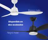 VENTILADOR TECHO ARTICA AVTECH18B BCO 18W 132 CM