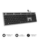 TECLADO SUBBLIM ERGO KEYS FLAT HQ GREY