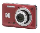 CAMARA KODAK CAMARA FZ55 ROJA 16MP ZOOM OPTICO X5