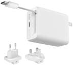 CARGADOR KSIX USB C   CABLE C RETRACTIL GAN DE 45W