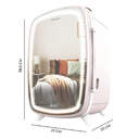 NEVERA COSM%%%#201;TICOS CECOTEC 6000 ROSE 6L ESPEJO 4442