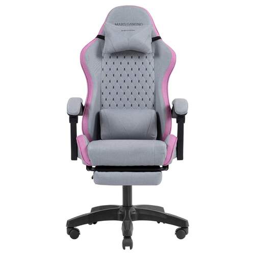 Silla Mars Gaming MGC-X Rosa y platino