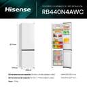 FRICOM. HISENSE RB440N4AWC 202x60x58 NF BCO