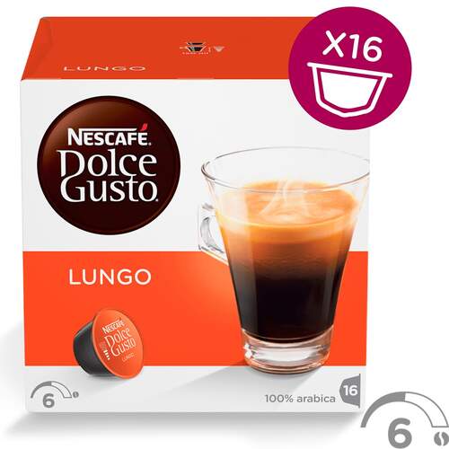 Cápsulas Dolce Gusto Lungo