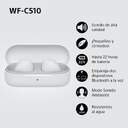 AURICULARES SONY WFC510W TRUE WIRELESS BLANCO