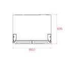 FRI. TEKA RMF77960SS 190x91x70 4P NF DSP INOX