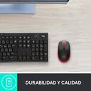 RATON LOGITECH M190 WIRELESS ROJO