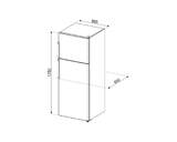 FRI.SMEG FD32E 175X562X595 BLANCO 2P 237L 69L