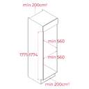 FRICOM. TEKA RBF73380FI 177x54x55 NF BCO DSP INT