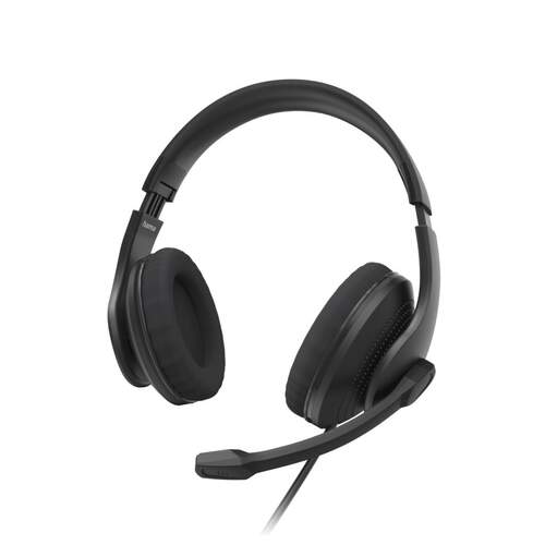Auriculares Diadema Hama 00139935 HS-USB 300 V2 Negro