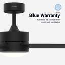 VENTILADOR TECHO U.BLUE BORA 4052BDC 132 DC LED