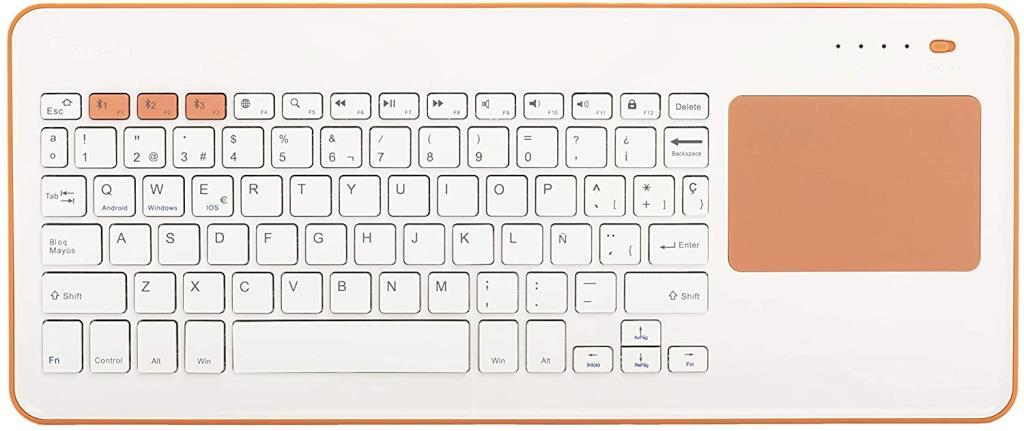 Teclado Inalámbrico Silver HT Naranja