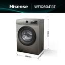 LVD. HISENSE WF1Q8041BT 8K 1400R GRIS