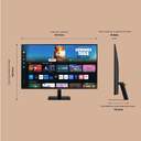 MONITOR SAMSUNG 27%%%quot; LS27DM500EUXEN SMART MONITOR