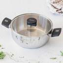 CACEROLA MONIX 20CM ELITE CON TAPA VIDRIO