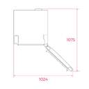 FRICOM. TEKA RBF3420SS 185x60x69 NF INOX