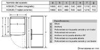 FRICOM. BOSCH KGN36VLDB 186x60 NF INOX