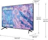 TV SAMSUNG 65%%%quot; TU65CU7105 CRYSTAL UHD SMART TV BT