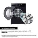 LVD. SAMSUNG WW80CGC04DABEC 8K 1400R INOX NEGRA