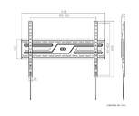 SOPORTE TV FIJO GENIUM GSPF86 75KG 37-86