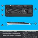 TECLADO RATON LOGITECH MK540 WIRELESS USB