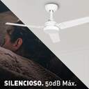 VENTILADOR TECHO JATA JVTE4233 106CM LED 3A DC BCO