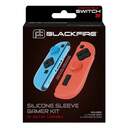 FUNDA SILICONA JOYCON BLACKFIRE SWITCH 2 AZUL/ROJO