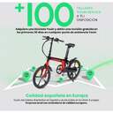 BICICLETA ELECTRICA YOUIN BK1900 OSLO CARBON/ROJA