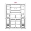 FRI. TEKA RMF77960SS 190x91x70 4P NF DSP INOX