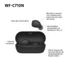 AURICULARES SONY WFC710NB TW NOISE CANCELLING NEGR