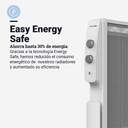 RADIADOR MICA U.BLUE UCRM9000 1500W BCO. RUEDAS