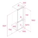 FRICOM. TEKA RBF78785FI 194x69x55 NF INT 113560033