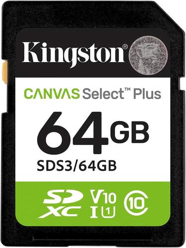 Tarjeta de memoria Kingston SD SDXC Canvas Select