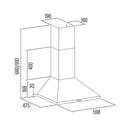 CAMP. CATA VK6000WH 60CM 455M3/H BCO
