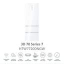 FRICOM. HAIER HTW7720DNGW 200x70 3P NF CRIS BCO