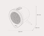 CALEFACT. ARTICA ATVCER1500B 1500W CERAMICO BCO