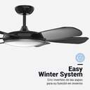 VENTILADOR TECHO U.BLUE IBE 106C DC LED SILENCIOSO