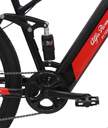 BICICLETA ELECTRICA ALFA ROMEO FULL 29 NEGRO ROJO
