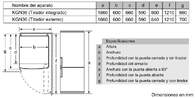 FRICOM. BOSCH KGN36VWDA 186x60  NF BLANCO