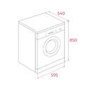 LVD. TEKA WMK70940W 9K 1400R STEAM