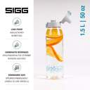 BOTELLA SIGG TOTAL CLEAR ONE AQUA MYPLANET 1.5 L
