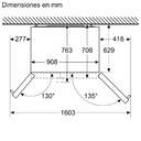 FRI. BOSCH KAD93VIFP 179x91 NF INOX DISP.