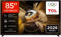 TV TCL 85%%%quot; 85X11L UHD SQDMINILED GOOGLETV 144H B%%%amp;O