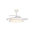 VENTILADOR TECHO CRISTAL SUPERECO RETRAC 45W MD