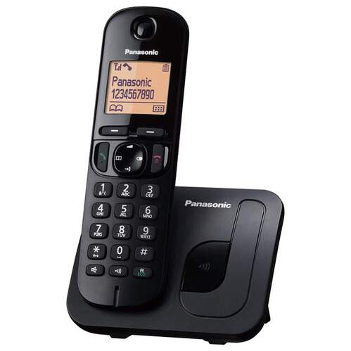Teléfono Inalámbrico Panasonic KX-TGC210 SPB Negro