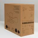 VENTILADOR TECHO CRISTAL MOLL RETRAC 20W MD