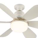 VENTILADOR TECHO CRISTAL NIKIYA 18W ROSCA E27 MD