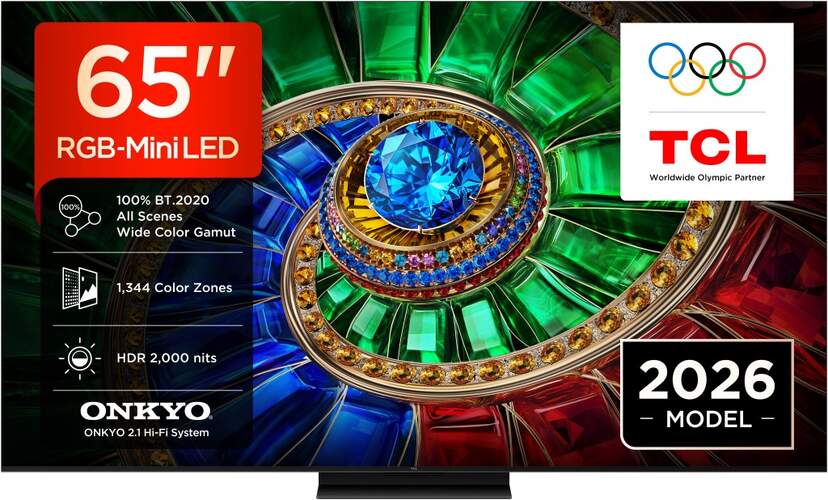 TV TCL 65" RGB MiniLED 65RM7L